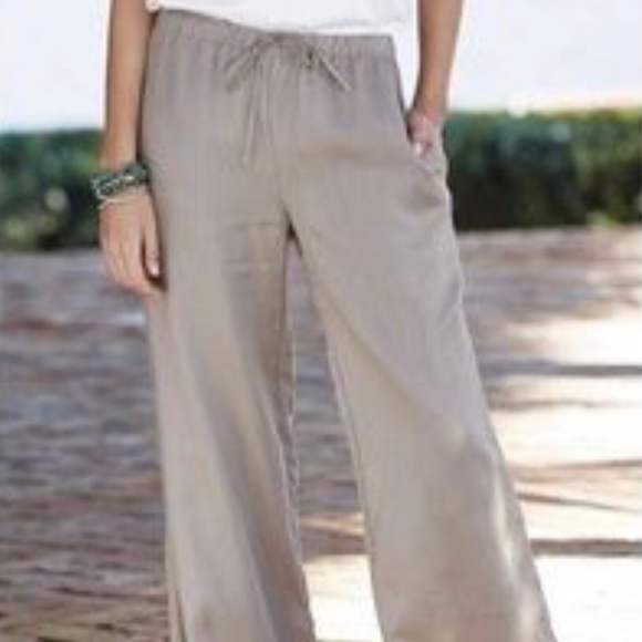 Bandolino Pants - BANDOLINO Wide Leg Beach Pants